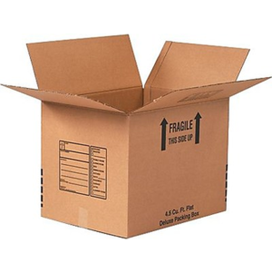 Picture of Small Moving Box 1.5 cubic ft. 16 x 12 x 12 32 ECT Printed Room Locator Check-Off Box