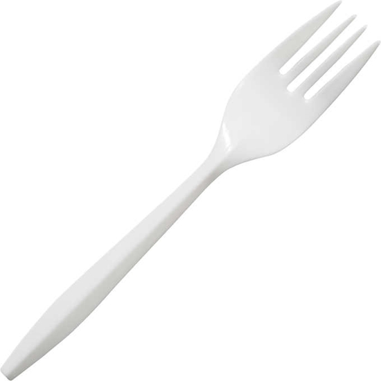 Picture of Fork, Extra Heavy Weight,  Polystyrene, Boxed