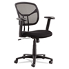 Picture of OIF Office Impressions Swivel/Tilt Mesh Task Chair, Height Adjustable T-Bar Arms, Black/Chrome  (OIFMT4818)