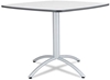 Picture of Iceberg Cafe Table,  Breakroom, 36w x 36d x 30h, Gray Melamine Top, Steel Legs
