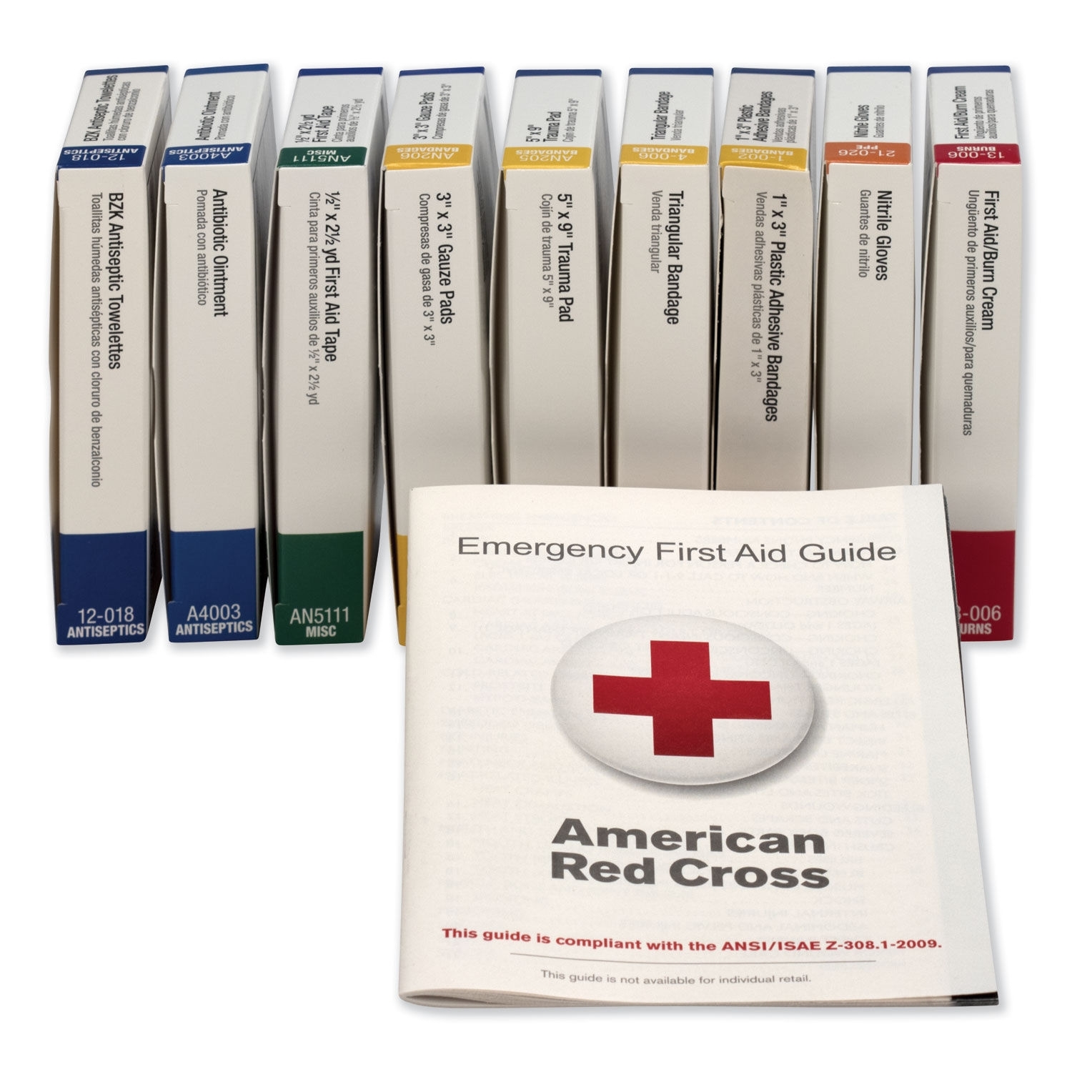 First Aid Kit Refill, ANSI Compliant 10 Person, 63Pieces ELEVATE