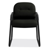 Picture of 2090 Pillow-Soft Series Leather Guest Arm Chair, Black 30% recycled