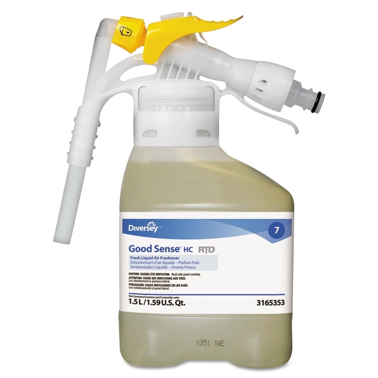 Odor Counteractant, Diversey™ Good Sense Liquid, Fresh, 1.5L RTD Bottle
