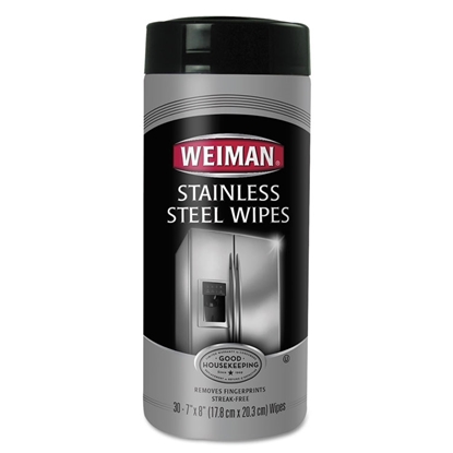 WMN92- Weiman Products Stainless Steel Wipes 