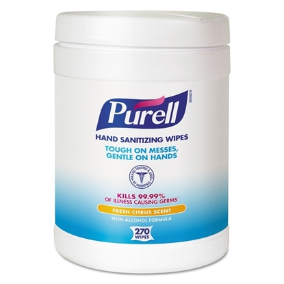 Purell Hand Sanitizing Wipes, 6/canister 
