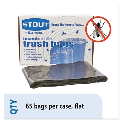Insect- Repellent Trash Bags package