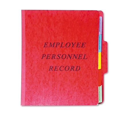 Red Pendaflex Employee/ Personal Folders
