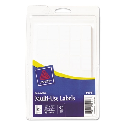White Self-Adhesive Handwritten Removable Multi-Use Labels by Avery 