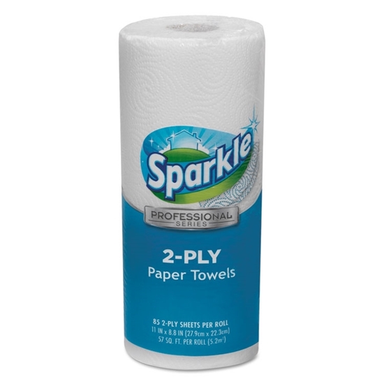 Sparkle ps Perforated Paper Towels, 2Ply, 11x8 4/5, White,70 Sheets,30