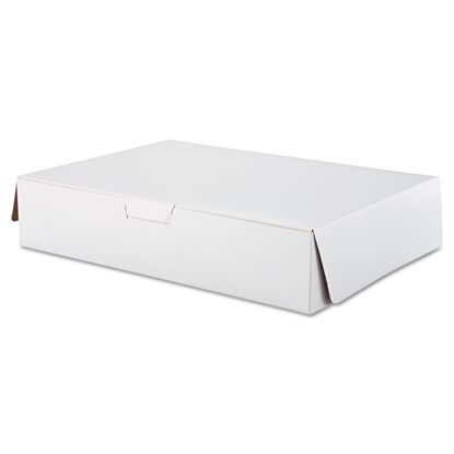 Tuck-Top Bakery Boxes, White, 50 boxes/carton
