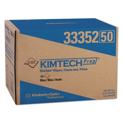 KIMTEX Wipers, Brag Box, Blue, 180/box 