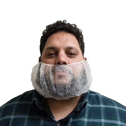 Picture of Beard Cover, Ammex , Non-Linting, 100  EA/ 10 Boxes
