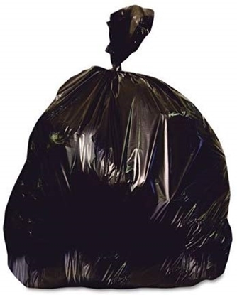 Picture of Heritage Trash bag, 33 gal, Low-Density Repro, 2 mil, 33 x 39, Black, 100/Carton (HERX6639QK)