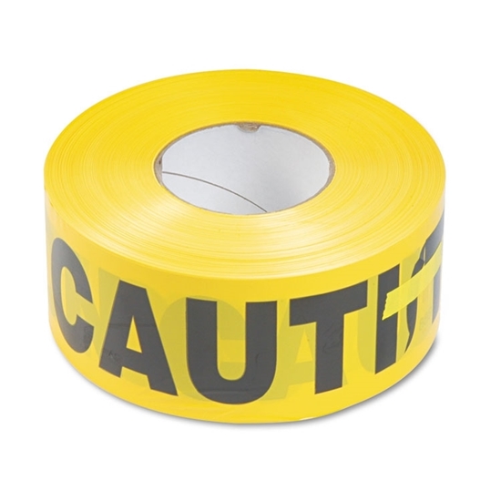 Yellow Caution Barricade Safety Tape