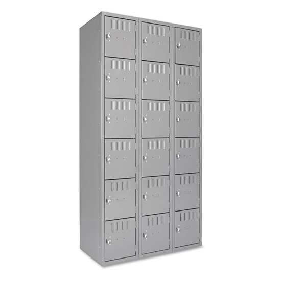 Gray Medium Triple Stack Box Compartments 