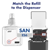 Match the Refill to the Dispenser 