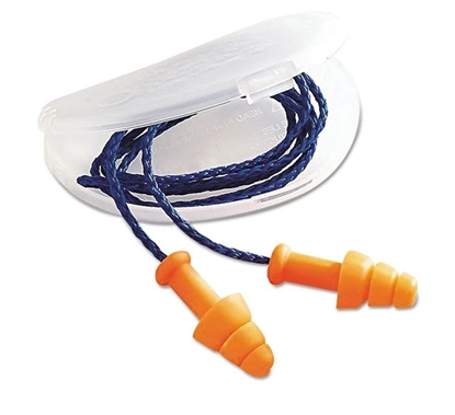 Picture of SmartFit Multiple-Use Earplugs, Corded, 25NRR, Orange, 100 Pairs  (HOWSMF30)