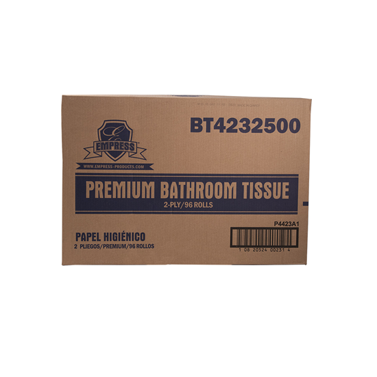 Empress Premium Virgin Toilet Tissue 4.25" X 3.25", 2Ply, White 96 / cs ELEVATE Marketplace