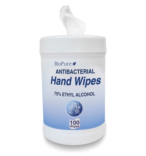 Alcohol Wipes, 75 Ethyl, BioPure, 24/100 ELEVATE Marketplace