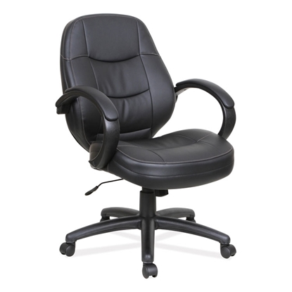 Alera® Alera ALEPF4219 PF Series Mid-Back Leather Office Chair