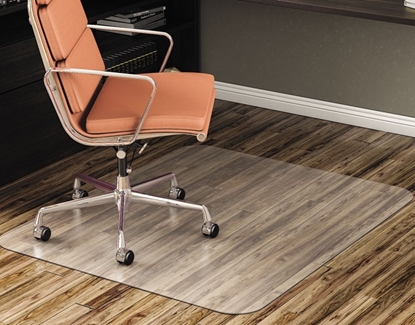 ECONOMAT ALL DAY USE CHAIR MAT FOR HARD FLOORS, 36 X 48, RECTANGULAR, CLEAR