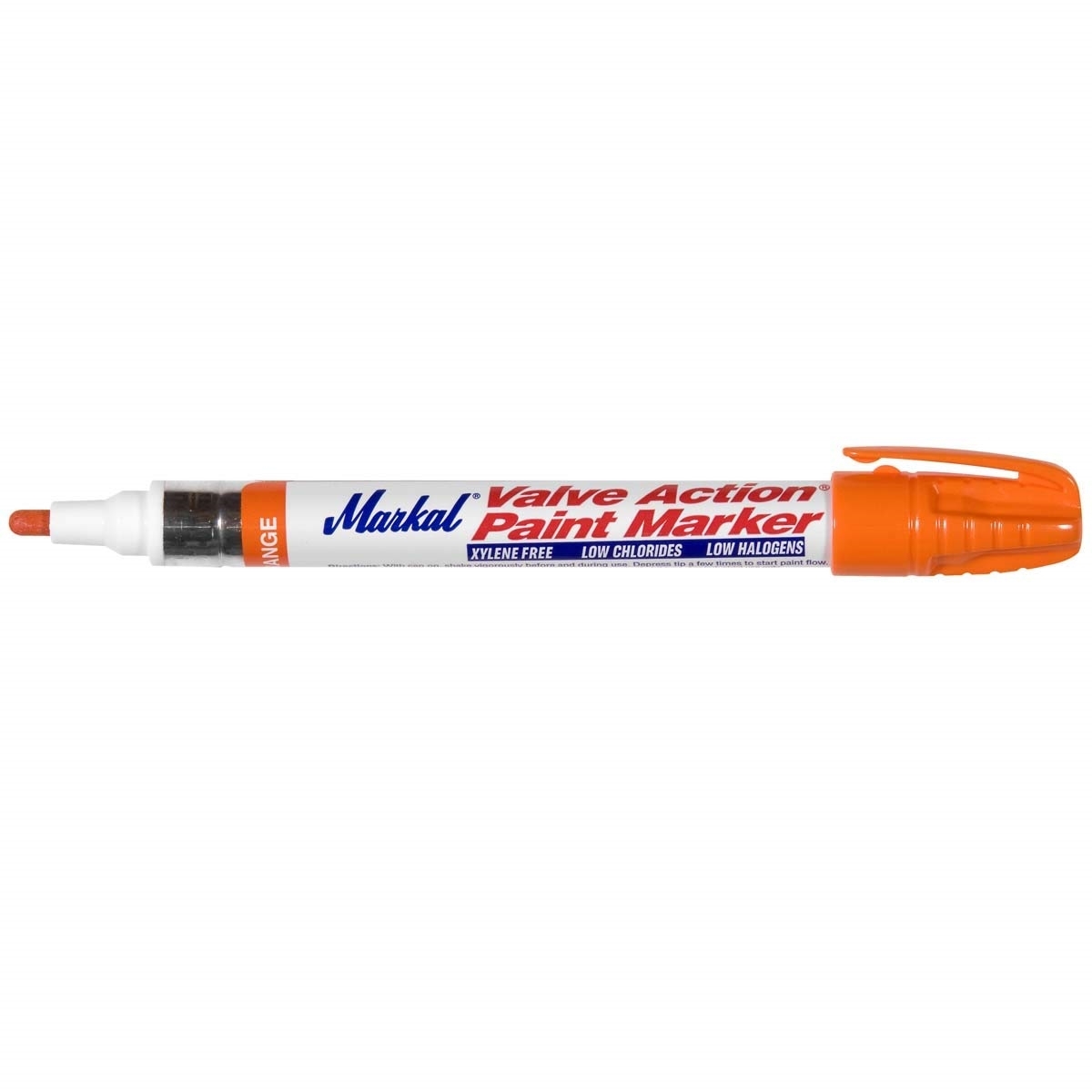 434-96824 Valve Action Paint Markers, Orange, 1/8 in, Medium