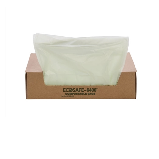 EcoSafe-6400 Compostable Compost Bags, .85mil, 33 x 48, Green, 50/Box