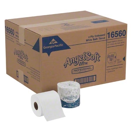 Angel Soft 16560 Standard 2-Ply Toilet Paper, 60 Rolls - ELEVATE ...