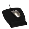 Antimicrobial Foam Mouse Pad Wrist Rest Nonskid Base, Black