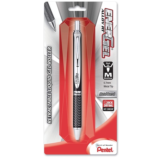 EnerGel black ink liquid gel pen