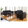 Alera, black/black leather, lounge club chair