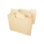 Picture of Smead® SuperTab Heavyweight Folder, Manila, 1/3 Cut, Letter, 50/BX