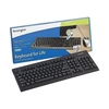 Picture of Kensington® Keyboard for Life Slim Spill-Safe Keyboard, 104 Keys, Black