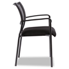 Picture of Guest Chair, Stacking, Mesh, Alera Eikon Series, Black, 2/Carton