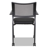 Picture of Guest Chair, Stacking, Mesh, Alera Eikon Series, Black, 2/Carton