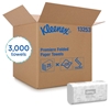 Picture of Paper Towels, Kleenex, Scott fold, KC 13253 SCOTTFOLD , 7 4/5 x 12 2/5, White, 120/Pack, 25 Packs/Carton (KCC13253)