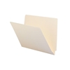Picture of Smead® Shelf Folders, Straight Cut, Single-Ply End Tab, Letter, Manila, 100/Box