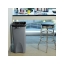 rubbermaid gray square trash can