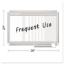 Silver frame in-out magnetic dry erase board 