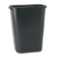 Black Deskside Plastic Wastebasket by Rubbermaid 