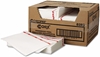 Picture of Chix® Cleaning Towels, Food Service, Antimicrobial, Reusable, 13 x 21, Cotton, White/Red, 150/Carton