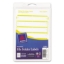 Print/Write File Folder Labels, White./Yellow Bar