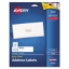 Mailing Address Labels, Easy Peel, Inkjet, White, 500/Box 