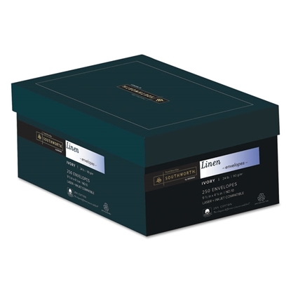 Ivory, Linen 25% #10 Envelope, 24lb, 250/Box 
