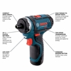 Picture of Bosch PS21-2A 12V Max 2-Speed Pocket Driver Kit with 2 Batteries, Charger and Case