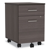 Linea Italia® LITTR752MOC Trento Line Mobile Pedestal File Drawer, Mocha