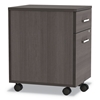 Linea Italia® LITTR752MOC Trento Line Mobile Pedestal File Drawer, Mocha
