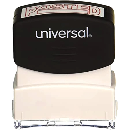 Message Stamp, POSTED, Pre-Inked One-Color, Red